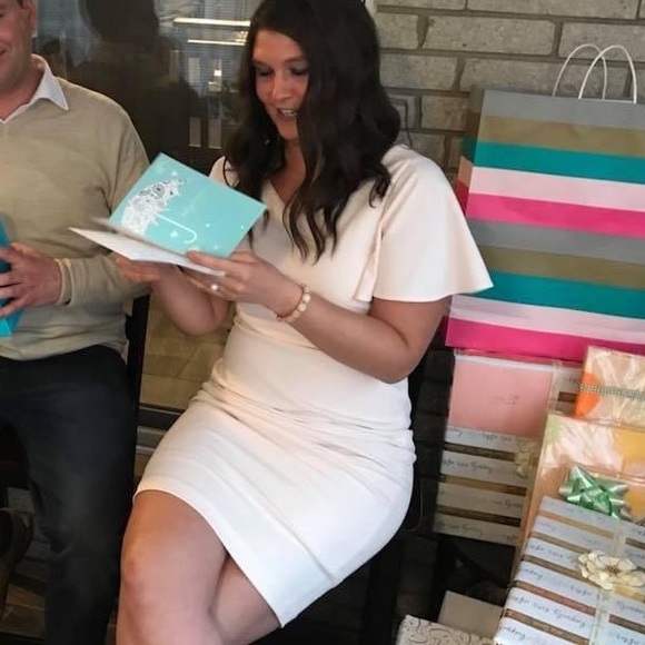 EUC Womens 10 Calvin Klein Midi Dress in pale pink, very beautiful - Picture 4 of 11